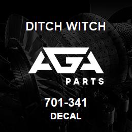 701-341 Ditch Witch DECAL | AGA Parts