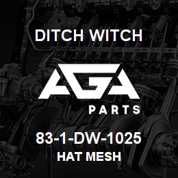 83-1-DW-1025 Ditch Witch HAT MESH | AGA Parts