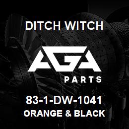83-1-DW-1041 Ditch Witch ORANGE & BLACK | AGA Parts
