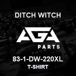 83-1-DW-220XL Ditch Witch T-SHIRT | AGA Parts