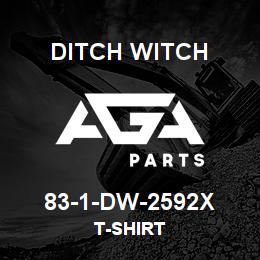 83-1-DW-2592X Ditch Witch T-SHIRT | AGA Parts