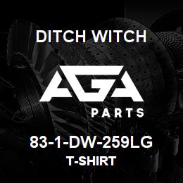 83-1-DW-259LG Ditch Witch T-SHIRT | AGA Parts