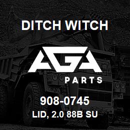 908-0745 Ditch Witch LID, 2.0 88B SU | AGA Parts