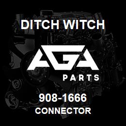 908-1666 Ditch Witch CONNECTOR | AGA Parts