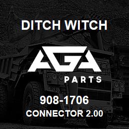 908-1706 Ditch Witch CONNECTOR 2.00 | AGA Parts