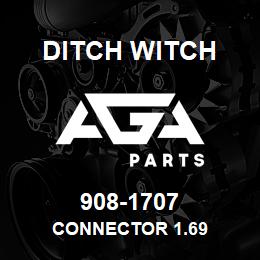 908-1707 Ditch Witch CONNECTOR 1.69 | AGA Parts