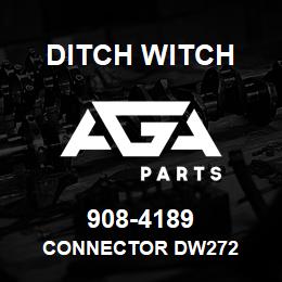 908-4189 Ditch Witch CONNECTOR DW272 | AGA Parts