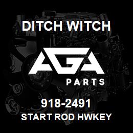 918-2491 Ditch Witch START ROD HWKEY | AGA Parts
