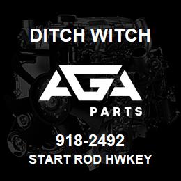 918-2492 Ditch Witch Start Rod HWKEY | AGA Parts
