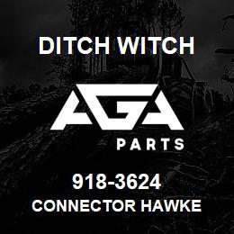 918-3624 Ditch Witch CONNECTOR HAWKE | AGA Parts