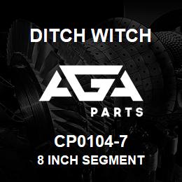 CP0104-7 Ditch Witch 8 inch segment | AGA Parts