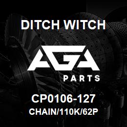 CP0106-127 Ditch Witch CHAIN/110K/62P | AGA Parts