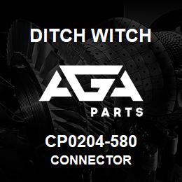 CP0204-580 Ditch Witch CONNECTOR | AGA Parts
