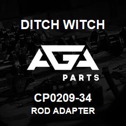 CP0209-34 Ditch Witch rod adapter | AGA Parts