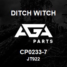 CP0233-7 Ditch Witch JT922 | AGA Parts