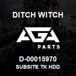 D-00015970 Ditch Witch SUBSITE TK HDD | AGA Parts