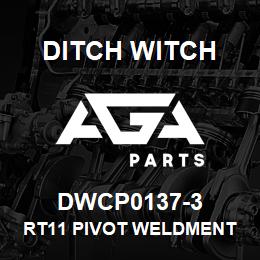 DWCP0137-3 Ditch Witch RT11 PIVOT WELDMENT | AGA Parts