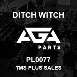 PL0077 Ditch Witch TMS PLUS SALES | AGA Parts