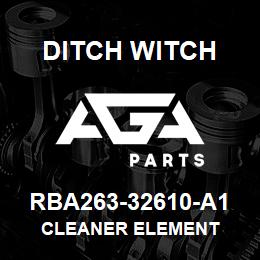 RBA263-32610-A1 Ditch Witch CLEANER ELEMENT | AGA Parts