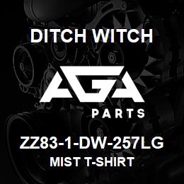 ZZ83-1-DW-257LG Ditch Witch mist t-shirt | AGA Parts