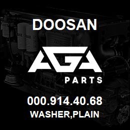 000.914.40.68 Doosan WASHER,PLAIN | AGA Parts