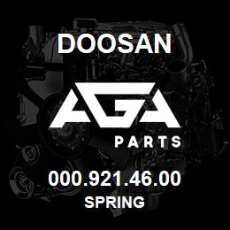 000.921.46.00 Doosan SPRING | AGA Parts