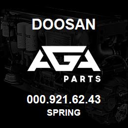 000.921.62.43 Doosan SPRING | AGA Parts
