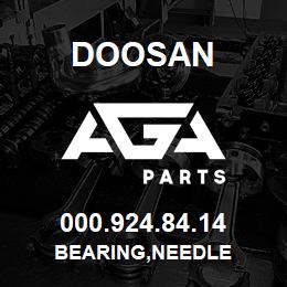 000.924.84.14 Doosan BEARING,NEEDLE | AGA Parts