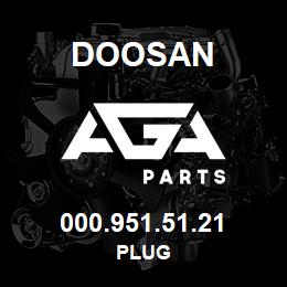 000.951.51.21 Doosan PLUG | AGA Parts