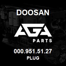 000.951.51.27 Doosan PLUG | AGA Parts