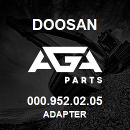 000.952.02.05 Doosan ADAPTER | AGA Parts