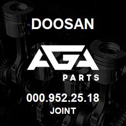 000.952.25.18 Doosan JOINT | AGA Parts