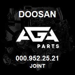 000.952.25.21 Doosan JOINT | AGA Parts