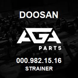 000.982.15.16 Doosan STRAINER | AGA Parts