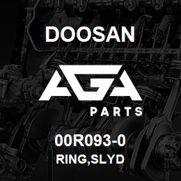 00R093-0 Doosan RING,SLYD | AGA Parts