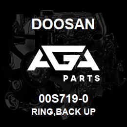 00S719-0 Doosan RING,BACK UP | AGA Parts