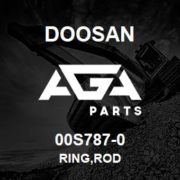 00S787-0 Doosan RING,ROD | AGA Parts