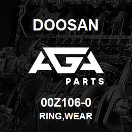 00Z106-0 Doosan RING,WEAR | AGA Parts