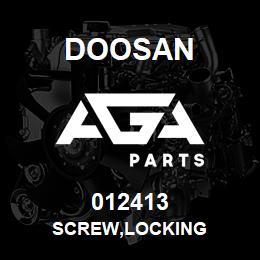 012413 Doosan SCREW,LOCKING | AGA Parts