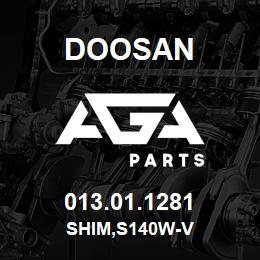 013.01.1281 Doosan SHIM,S140W-V | AGA Parts