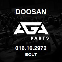 016.16.2972 Doosan BOLT | AGA Parts