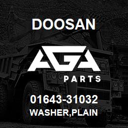 01643-31032 Doosan WASHER,PLAIN | AGA Parts