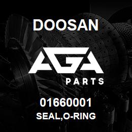 01660001 Doosan SEAL,O-RING | AGA Parts