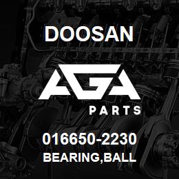 016650-2230 Doosan BEARING,BALL | AGA Parts