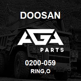 0200-059 Doosan RING,O | AGA Parts