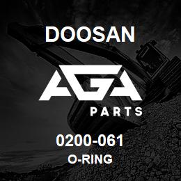 0200-061 Doosan O-RING | AGA Parts