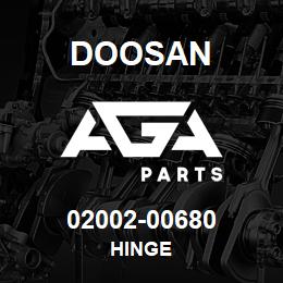 02002-00680 Doosan HINGE | AGA Parts