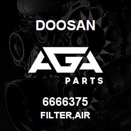 6666375 Doosan FILTER,AIR | AGA Parts