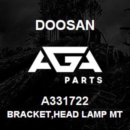 A331722 Doosan BRACKET,HEAD LAMP MTG RH | AGA Parts
