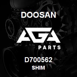 D700562 Doosan SHIM | AGA Parts